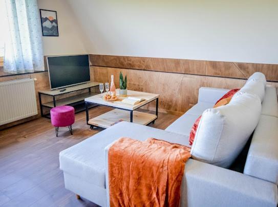 Atlas Chmur Apartament ビャウィ・ドゥナイェツ エクステリア 写真