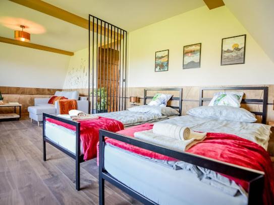 Atlas Chmur Apartament ビャウィ・ドゥナイェツ エクステリア 写真